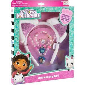Gabby’s Dollhouse Accessory Set – Headband & Kids Jewelry for Girls
